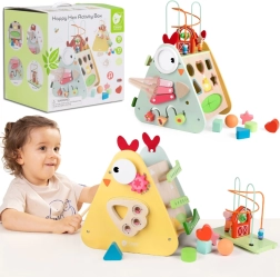 Puidust Montessori kuubik 10in1 CLASSIC WORLD õnnelik talu XXL