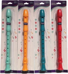 Plastist laste flööt blisterpakendis, 4 värvi