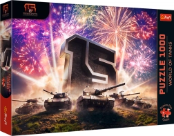 Trefl puzzle 1000 pieces – 15th anniversary WORLD OF TANKS