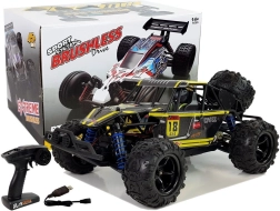 Maastiku RC buggy 1:18 kollane 4x4 kuni 45 km/h