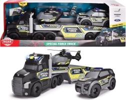Dickie Toys SOS tow truck with platform and rescue vehicles