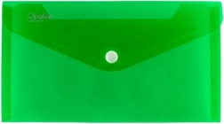 DL-formaadis rohelise tooniga Opaline trukinupuga dokumenditasku
