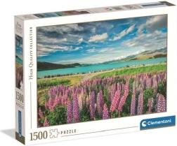 Clementoni puzzle Lupins by Lake Tekapo, 1500 pieces