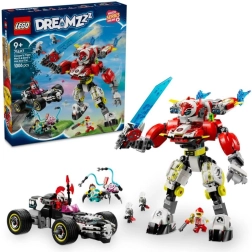 LEGO® DREAMZzz™ 71497 Cooperi tiigrirobot ja Zero hot rod