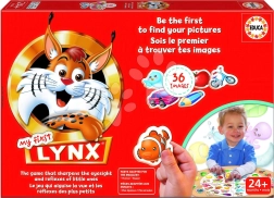 Educa My First Lynx – pildiline tähelepanu- ja kiirusmäng lastele (36 kaarti)