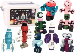Magnetklotsid Kosmoserakett 56 osaga