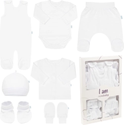 New Baby I AM vastsündinu komplekt sünnitusmajja, valge