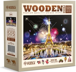 WOODEN CITY Wooden Puzzle Night Paris 505 Pieces