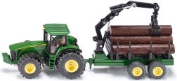 John Deere 8430 Tractor Model with Forestry Trailer Siku 1:50