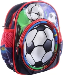 Children's fabric backpack with football motif 22 × 25 × 8 cm