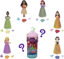 Disney printsessid Color Reveal – kuninglik väike nukk lilledega