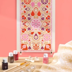 Maalimine siidile – loovkomplekt DJECO Atelier