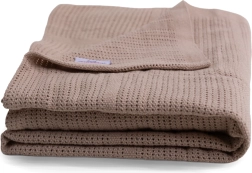 BabyMatex puuvillane kootud tekk Sisi beež 75 × 100 cm