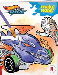 Hot Wheelsiga veega maalimine – laste värviraamat