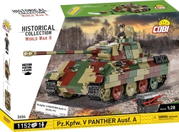 Panther Ausf. A 1:28 Tank Building Set by COBI – 1152 Pieces