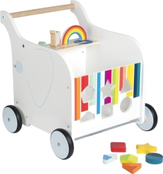 Small Footi puidust käimistugi Toy Box Elevant