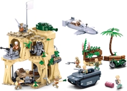 Sluban Army WW2 Iwo Jima lahingu komplekt
