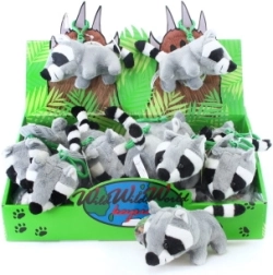 Plush Raccoon Keychain 14 cm