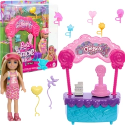 Barbie Chelsea blondiin – pulgakommi kiosk mängukomplekt