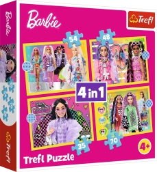 Puzzle Barbie Joyful World 4in1