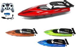 Motorboat R/C with USB Charger - Various Colors