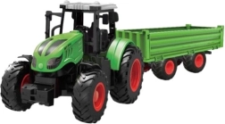 Radio-controlled tractor with trailer