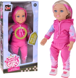 Dressikomplektis nukk 48 cm pikkade blondide juustega
