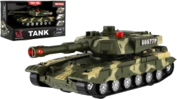 20 cm pikkune plastmassist hoorattaga tank valguse ja heliga
