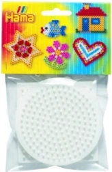 Pegboards for Hama MIDI ironing beads – circle, square and hexagon, 3 pcs