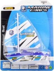 Battery-powered sailboat for kids