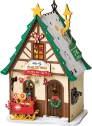 Miniature Light-Up Christmas House