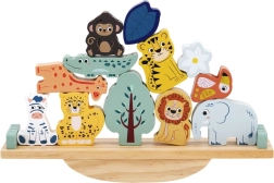 Puidust safari tasakaalumismäng lastele 2+
