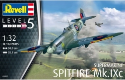Plastic model aircraft Spitfire Mk.IXC for assembly