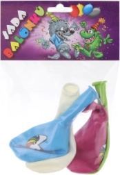 Ükssarviku pildiga õhupallid – komplekt 4 tk