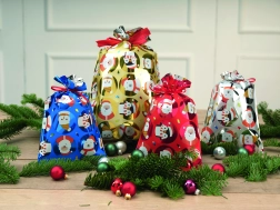 Tsellofaanist kott laste motiiviga