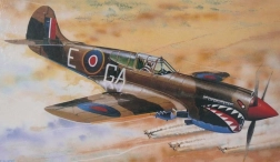 Lennukimudel Curtiss P-40K Kittyhawk Mk. III 1/72