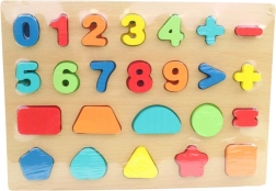 Puidust lõbus matemaatikakomplekt 28 × 20 cm