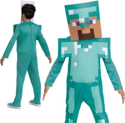 Laste kostüüm Steve teemantsoomuses Minecraft 127–136 cm (7–8 aastat)