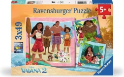 Puzzle Vaiana 2, 3x49 pieces