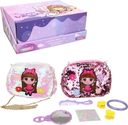 Tüdrukute käekott lisadega