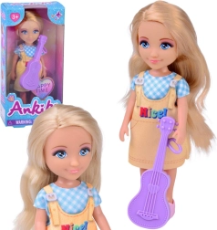 Ankiki doll with guitar 14 cm