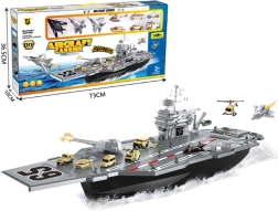 Sõjaväeline lennukikandja koos hävitajatega