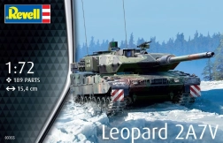 Plastikust Leopard 2A7V tanki mudel 1:72