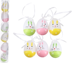 Dekoratiivsed värvilised plastmunad 6 cm