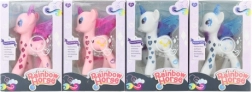 Light-up plastic pony for kids