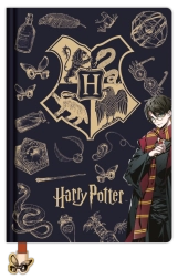 Harry Potteri jooneline märkmik A5 Navy & Gold