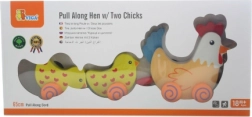 Viga järelveetav kana tibudega 36 cm