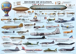 EUROGRAPHICS Puzzle History of Aviation 1000 Pieces