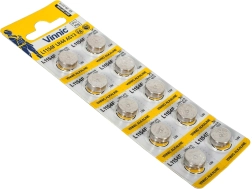 Aluskaline patareid LR44 VINNIC 10 tk