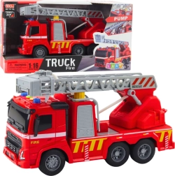 Tuletõrjeauto 1:16 veepumba, tulede ja helidega